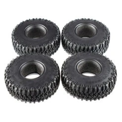 4Pcs 1.55 Inch Soft Rubber Wheel Tires/Wheel Plastic Rim Hub For RC Crawler Car MST JIMNY Axial AX90069 D90 TF2 Tamiya CC01 LC70 -Remote Control Car Shop H9867259fdd644f0bbe5dcc89077db879L