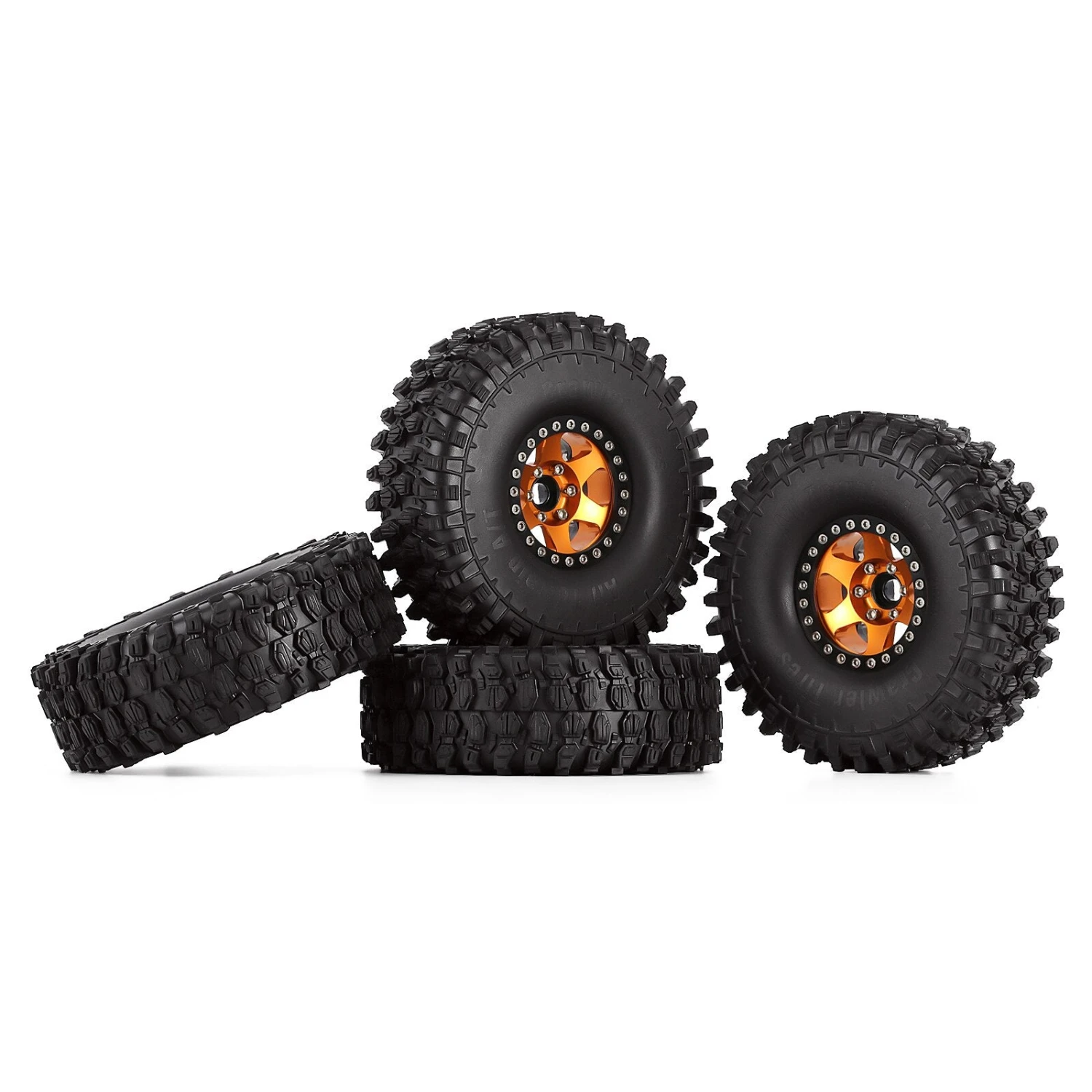 INJORA 4PCS 120*42mm 1.9" Wheel Rims Tires Set For 1:10 RC Rock Crawler Car TRX4 Axial SCX10 90046 Redcat Gen8 9 INJORA 4PCS 120*42mm 1.9" Wheel Rims Tires Set For 1:10 RC Rock Crawler Car TRX4 Axial SCX10 90046 Redcat Gen8 - Image 9