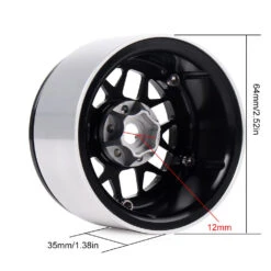 INJORA 4PCS 2.2 Inch Beadlock Wheel Rims & Rubber Tire For 1/10 RC Rock Crawler Axial SCX10 RR10 AX10 Wraith 90048 90018 KM2 -Remote Control Car Shop HTB1.WBJXZfrK1RkSmLyq6xGApXaP