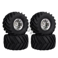 4Pcs Wheel Rim Tire Set For 1/10 RC Monster Truck HIMOTO HSP HPI Remote Control RC Truggy Car -Remote Control Car Shop HTB1Aw63ajzuK1RjSspeq6ziHVXao