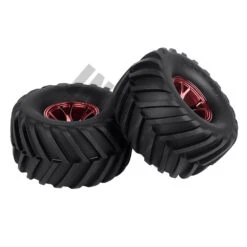 4Pcs Wheel Rim Tire Set For 1/10 RC Monster Truck HIMOTO HSP HPI Remote Control RC Truggy Car -Remote Control Car Shop HTB1BzP4ah2rK1RkSnhJq6ykdpXaE