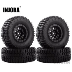 INJORA 4Pcs Plastic 1.9" Wheel Rim Tires Set For 1/10 RC Crawler Car Axial SCX10 90046 Tamiya CC01 D90 D110 13 INJORA 4Pcs Plastic 1.9" Wheel Rim Tires Set For 1/10 RC Crawler Car Axial SCX10 90046 Tamiya CC01 D90 D110 -Remote Control Car Shop HTB1iXnrMb2pK1RjSZFsq6yNlXXaH