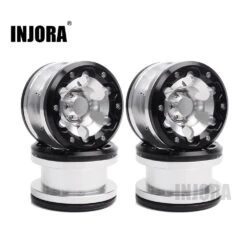 4Pcs 2.2 Inch Metal Beadlock Wheel Rim / Hub For 1/10 RC Rock Crawler Axial SCX10 RR10 90053 AX10 Wraith 90056 90045 YETI 90026