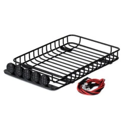 INJORA 232*145mm Metal Roof Rack With 5 LED Lights For 1/10 RC Crawler Car TRX-4 Axial SCX10 90046 SCX10 III AXI03007 -Remote Control Car Shop Ha1de67567f8e42339f3fea759df6a0bbS