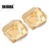 INJORA 2PCS Brass AR44 Differential Axle Cover For 1/10 RC Crawler Car Axial SCX10 II 90046 90047