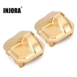 INJORA 2PCS Brass AR44 Differential Axle Cover For 1/10 RC Crawler Car Axial SCX10 II 90046 90047