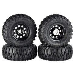 4PCS 2.2 Inch Rubber Tyres & Titanium Gray/Black Metal Beadlock Wheel Rim For 1:10 Axial SCX10 Traxxas TRX-4 RC Crawler RC Car 11 4PCS 2.2 Inch Rubber Tyres & Titanium Gray/Black Metal Beadlock Wheel Rim For 1:10 Axial SCX10 Traxxas TRX-4 RC Crawler RC Car -Remote Control Car Shop Ha41ae49a63f84160b23f3c840d062721p