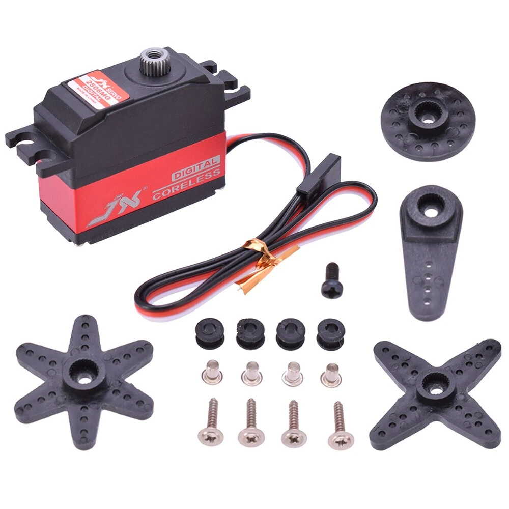 JX PDI-2506MG 6.6KG Metal Gear Digital Coreless Servo For 450 500 RC Helicopter For RC Helicopters And Remote Control Cars 5 JX PDI-2506MG 6.6KG Metal Gear Digital Coreless Servo For 450 500 RC Helicopter For RC Helicopters And Remote Control Cars - Image 5