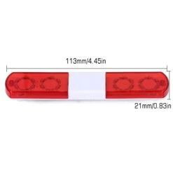 INJORA 113/143mm 5 Modes RC Police Flash LED Light Bar Alarming Light For 1/14 1/10 RC Car Axial SCX10 HSP Kyosho Tamiya -Remote Control Car Shop Haab4835829154dad9e3b7ce353ad02333