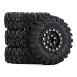 INJORA 4PCS 1.0" Beadlock 52*17mm Wheel Rims Tires Set For 1/24 RC Crawler Car Axial SCX24 90081 AXI00001AX24 (W1022-T2420) -Remote Control Car Shop Hb1eb44eb3c0a4665b861da09ee5a4a7ak