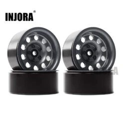 INJORA 4Pcs Metal 2.2 Inch Beadlock Wheel Rim For 1/10 RC Crawler Axial SCX10 RR10 90053 AX10 Wraith 90056 90045 90048 YETI -Remote Control Car Shop Hb445401483b946dcb078d02be3daff50T