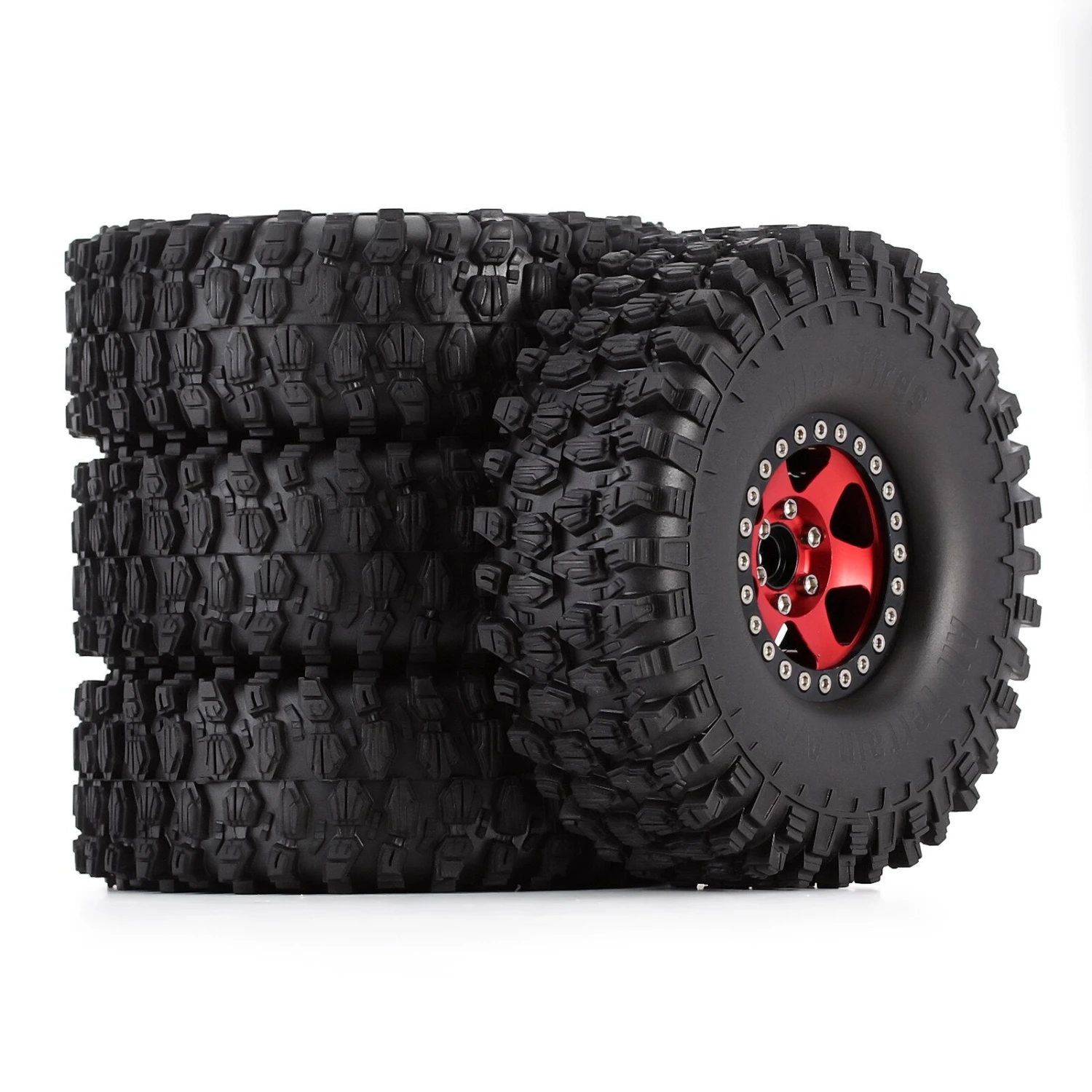INJORA 4PCS 120*42mm 1.9" Wheel Rims Tires Set For 1:10 RC Rock Crawler Car TRX4 Axial SCX10 90046 Redcat Gen8 8 INJORA 4PCS 120*42mm 1.9" Wheel Rims Tires Set For 1:10 RC Rock Crawler Car TRX4 Axial SCX10 90046 Redcat Gen8 - Image 8
