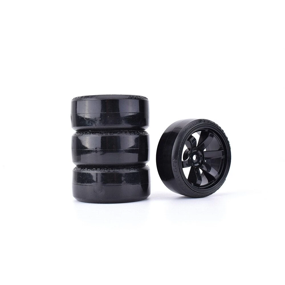 4Pcs Plastic Tires Wheel Rim Hard For RC Car Vehicle Part For Traxxas HSP Tamiya HPI Kyosho 1/10 On-road Drift RC Car 2 4Pcs Plastic Tires Wheel Rim Hard For RC Car Vehicle Part For Traxxas HSP Tamiya HPI Kyosho 1/10 On-road Drift RC Car - Image 2