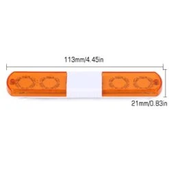 INJORA 113/143mm 5 Modes RC Police Flash LED Light Bar Alarming Light For 1/14 1/10 RC Car Axial SCX10 HSP Kyosho Tamiya -Remote Control Car Shop Hbccf0f4697a9406b881bfae73c96980dH