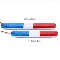 INJORA 113/143mm 5 Modes RC Police Flash LED Light Bar Alarming Light For 1/14 1/10 RC Car Axial SCX10 HSP Kyosho Tamiya -Remote Control Car Shop Hc49b858e2231460c94d66f7bd066b9b4Y