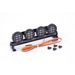 AUSTAR AX-506W Bright Lamp LED Roof Light Bar With 4 Spotlights For 1/10 1/8 RC Car HSP TAMIYA CC01 Axial SCX10 Light Kit
