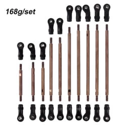 INJORA 10PCS Metal Unassembled Links Set Plastic Rod End For 1/10 RC Crawler 324mm Wheelbase TRX4 Upgrade -Remote Control Car Shop Hc7e2958dff36414cb826d0efc16af14d7