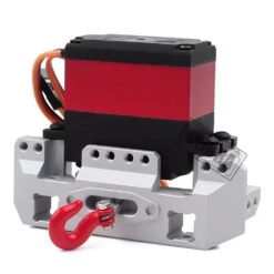 INJORA 1PCS Aluminum Alloy Black/Silver Front Bumper Mount Servo Stand For 1/10 RC Crawler TRX-4 TRX4 -Remote Control Car Shop Hc847c6f4b3ad4a84aa09b97d3799166fy