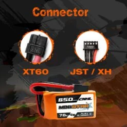 3PCS CNHL 4S 14.8V Lipo Battery 650mAh 850mAh 70C MiniStar With XT30 XT60 Plug For RC FPV Racing Drone Mini Quadcopter Airplane -Remote Control Car Shop Hcb65502502f440ceb0ee870c10fc6b2fq