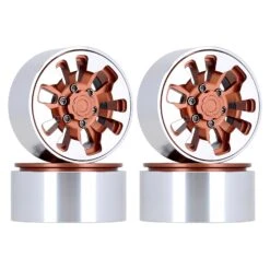 INJORA 4PCS Metal 1.9" Beadlock Wheel Rim 9-Spokes For 1/10 RC Crawler TRX4 Axial SCX10 90046 AXI03007 Redcat Gen8 -Remote Control Car Shop Hd1db6ce858844b0f983b782573fcc505C