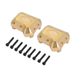 INJORA 2PCS 59g Brass Front Rear Differential Axle Cover For 1/10 RC Crawler Car TRX4 TRX-4 8280 Upgrade Parts -Remote Control Car Shop Hd6dd974722354086bdce31cca4b5304d5