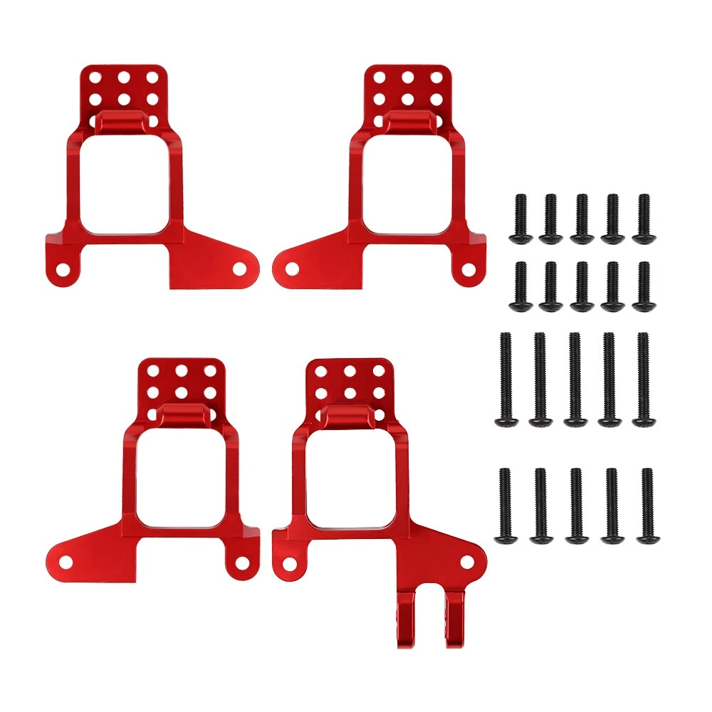 INJORA 4PCS Aluminum Front & Rear Shock Towers Mount For 1/10 RC Crawler TRX-4 TRX4 8216 Upgrade Parts 3 INJORA 4PCS Aluminum Front & Rear Shock Towers Mount For 1/10 RC Crawler TRX-4 TRX4 8216 Upgrade Parts - Image 3