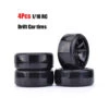4Pcs Plastic Tires Wheel Rim Hard For RC Car Vehicle Part For Traxxas HSP Tamiya HPI Kyosho 1/10 On-road Drift RC Car
