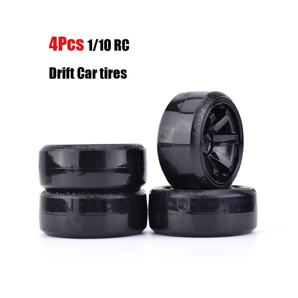 4Pcs Plastic Tires Wheel Rim Hard For RC Car Vehicle Part For Traxxas HSP Tamiya HPI Kyosho 1/10 On-road Drift RC Car 1 4Pcs Plastic Tires Wheel Rim Hard For RC Car Vehicle Part For Traxxas HSP Tamiya HPI Kyosho 1/10 On-road Drift RC Car