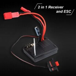 3CH 2.4GHz RC Car Remote Control Transmitter With 2 In 1 Receiver ESC For 1/14 1/16 1/18 1/24 RC Car Crawler MN WPL Model -Remote Control Car Shop He57f17738e4a433e9ee0a657e7563532f