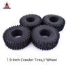 4Pcs 1.9 Inch Crawler Tires// Wheel 120mm For 1:10 RC Rock Crawler Axial SCX10 Redcat 90046 AXI03007 D90 D110 TF2 Traxxas TRX-4