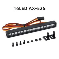 9imod Metal 16/22LED RC Roof Lamp Light Bar Colorful For 1/10 RC Crawler Car Axial SCX10 90046 D90 Traxxas TRX-4 -Remote Control Car Shop Heaeeb1dd49ac424db8eb4991ad3b5cb1B