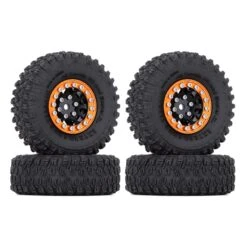 INJORA 4PCS 54*18mm CNC 1.0" Beadlock Wheel Rims Tires Set For 1/24 RC Crawler Car Axial SCX24 AXI90081 AXI00001 (W1049-T1003) -Remote Control Car Shop Hef6b18304dda4c38a5739a5682f2fc6fE