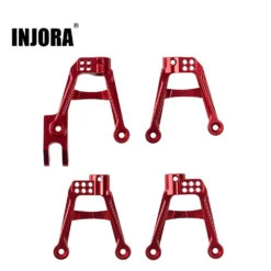 INJORA 4PCS RC Car CNC Aluminum Shock Mount Damper Towers For 1/10 RC Crawler SCX10 II 90046 90047 Upgrade Parts