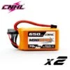 2PCS CNHL 6S 22.2V 650mAh Lipo Battery 70C Ministar Series For XT30 For Mini Quad RC FPV Drone Quadcopter Helicopter Airplane