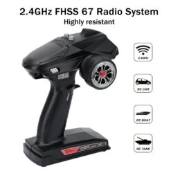 INJORA 2.4GHz Remote Control 6CH Digital Radio Transmitter With Gyro Receiver For 1/8 1/10 RC Car Boat Tank Crawler SCX10 -Remote Control Car Shop Hf5e1ac11fa0345e0a3e05963e848698a9