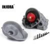 INJORA 3.2mm Gear Belt Drive Transmission Complete Gearbox 1/10 RC Crawler Car Axial SCX10 SCX10 II 90046 Upgrade Parts