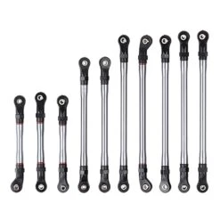 INJORA 10PCS Metal Unassembled Links Set Plastic Rod End For 1/10 RC Crawler 324mm Wheelbase TRX4 Upgrade -Remote Control Car Shop Hfbfbaa50804e40389018ab70d57070faO