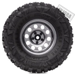 INJORA 4PCS 2.2 Wheel Tires & Metal Beadlock 10 Spoke Wheel Rim For 1/10 RC Rock Crawler Axial SCX10 90046 TRX-4 -Remote Control Car Shop Hff6a976e59b346c682498c6d5df68c724