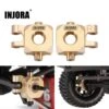INJORA 11g Brass Steering Blocks Knuckle For 1/18 RC Crawler TRX4M Upgrade Parts (4M-04)