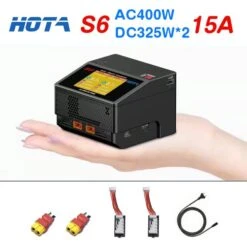 HOTA S6 AC400W DC650W 15A Dual Channel Smart Ultra Small Size Charger With ADP For Lipo LiHV LiFe LiIon NiZn NiCd NiMH Battery -Remote Control Car Shop S01bd151291e846f9beac6358eeb72246p