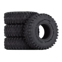 INJORA 4PCS 54*18mm Soft Rubber Extreme Mud Terrain 1.0" Wheel Tires For 1/24 RC Crawler Car Axial SCX24 AX90081 AX24 (T1003) -Remote Control Car Shop S02ffa84cd7564500a23754f9e0638301g