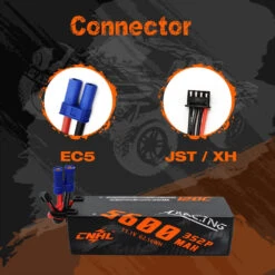 CNHL 3S 11.1V Lipo Battery 5600mAh 8000mAh 120C Hard Case With Deans EC5 Plug For RC Car Boat Tank Truck Vehicle Buggy Truggy -Remote Control Car Shop S052f347c2e3647f5bdfabd1358db65e4e