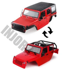 INJORA 313mm Wheelbase Open Car Conversion Parts For 1/10 RC Crawler Axial SCX10 90046 Jeep Wrangler Body Shell 14 INJORA 313mm Wheelbase Open Car Conversion Parts For 1/10 RC Crawler Axial SCX10 90046 Jeep Wrangler Body Shell -Remote Control Car Shop S0534c0eecff34b10a6556af4088f6779C