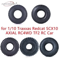 4PCS 1.9 Inch RC Car Wheels Tires Rubber Rocks Crawler Tyre For 1/10 Traxxas Redcat Axial SCX10 RC4WD D90 TF2 Tamiya
