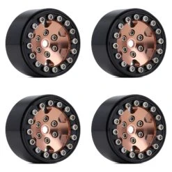 INJORA 4PCS CNC Aluminum 1.0" Beadlock Wheel Rim For 1/24 RC Crawler Car Axial SCX24 FCX24 Enduro24 AX24 (W1026) -Remote Control Car Shop S090bbb6cde8a4b408e42374f709a0c97c