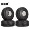 INJORA 2/4PCS 175*73mm 2.9" Terrain Wheel Tires For 1/6 RC Rock Crawler Car Axial SCX6 Jeep JLU Wrangler Trail Honcho 4WD RTR