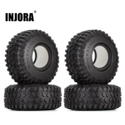 INJORA 2/4PCS 175*73mm 2.9" Terrain Wheel Tires For 1/6 RC Rock Crawler Car Axial SCX6 Jeep JLU Wrangler Trail Honcho 4WD RTR