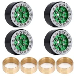 INJORA 4PCS 1.0" CNC Metal Beadlock Wheel Rim For 1/24 RC Crawler Car Axial SCX24 Enduro24 AX24 (W1022) -Remote Control Car Shop S12d51cc7e3b24a998a8311646f97cfacv