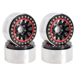 INJORA 4PCS 1.9 Beadlock Wheel Rim Hub CNC Aluminum For 1/10 RC Crawler Car Axial SCX10 90046 AXI03007 TRX4 VS4-10 Gen8 MST CFX -Remote Control Car Shop S1860b8a87c674afa8c4794b02d243d84P