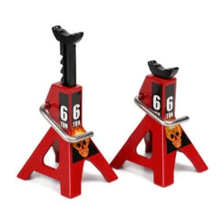 INJORA 2PCS Metal Height Adjustable 3T 6T Jack Repair Stand For 1/10 RC Crawler Car TRX4 TRX6 Axial SCX10 90046 -Remote Control Car Shop S217986ae375a43bc977bc9e311a513d8O